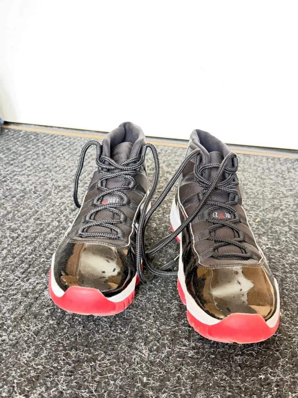 Jordan Men’s High-Top Sneakers - Black/Red